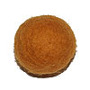 Filzperle rund 20mm Orange
