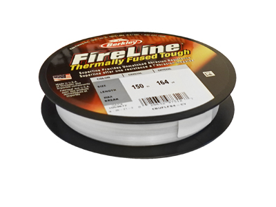 150m Spule Berkley FireLine 0,12mm Crystal (weiß)
