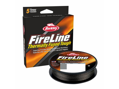 150m Spule Berkley Fireline Fused 0,12mm smoke (schwarz) gn