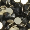 1 Pkg. (20 Stk.) Flat Back Strasssteine SS20 Jet (Schwarz)