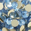 1 Pkg. (20 Stk.) Flat Back Strasssteine SS20 Light Sapphire