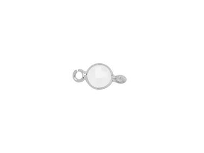 kleine weiße Connectoren Anhänger Charms für Armbänder