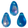 20g. (ca. 54 Stk.) Tropfen 6x9mm, Türkisblau mit AB