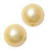 1 Dose (17 Stk) runde mattierte Barockperlen 8mm Pfirsich