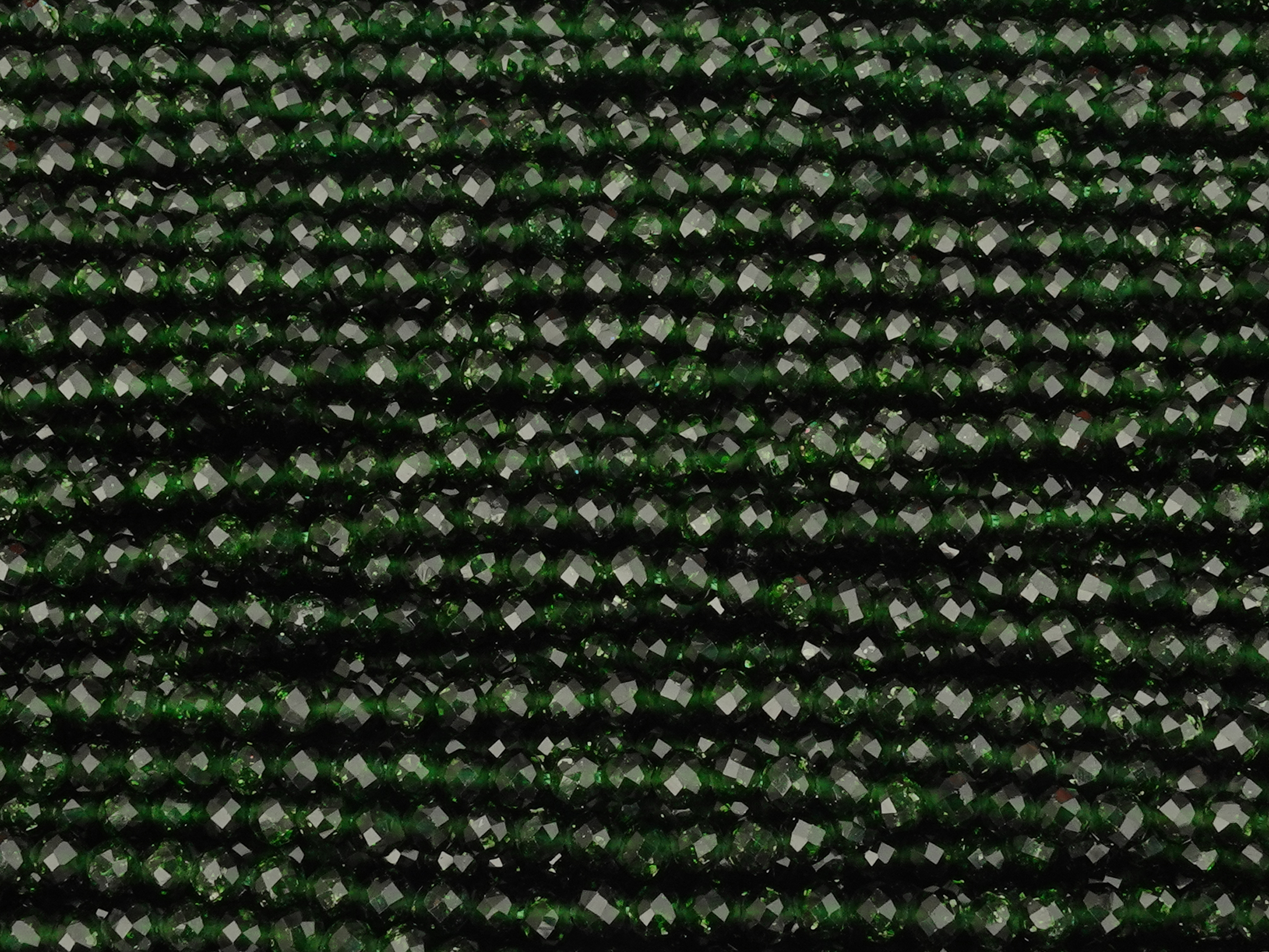 facettierte Grünfluss Perlen 3mm zum Schmuckmachen