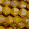 1 Strang (~98 Stk) facettierte Perlen, Doppelkegel ~4mm,