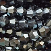 1 Strang (~150 Stk) facettierte Perlen, Doppelkegel ~3mm, col.10
