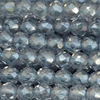 1 Strang (~184 Stk) facettierte Perlen, rund ~2mm, Indian Sapphire