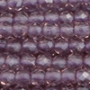 1 Strang (~188 Stk) facettierte Perlen, rund ~2mm, Amethyst