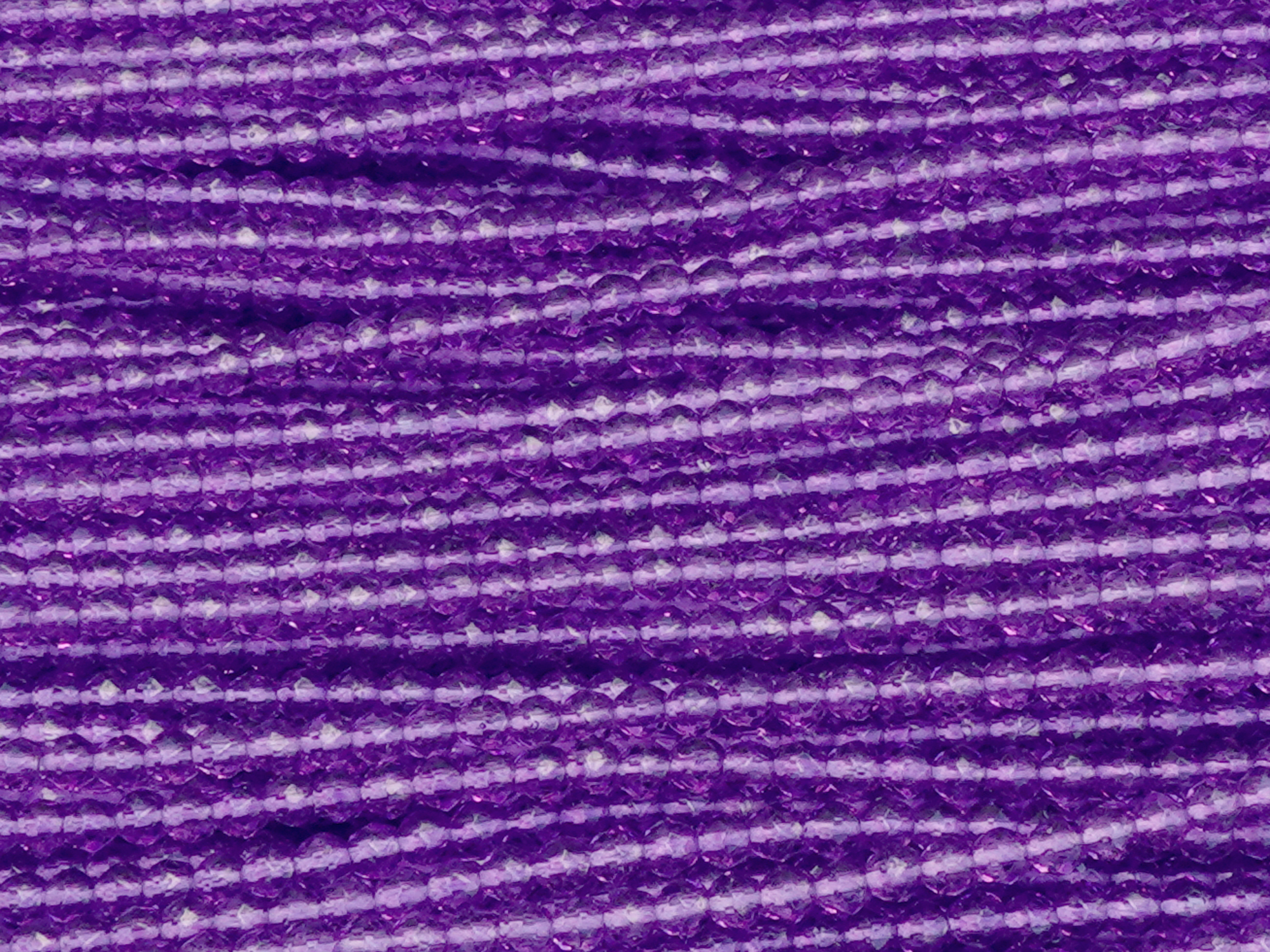 winzige, facettierte, geschlilffene runde Glasperlen 2mm, Fa