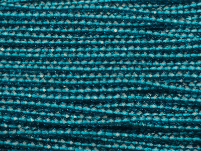 winzige geschlilffene runde Glasperlen 2mm Farbe: Blue Zirco