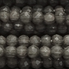 1 Strang (~200 Stk) facettierte Perlen, rund ~2,2mm