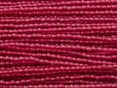 winzige facettierte, geschlilffene runde Glasperlen 2mm gran