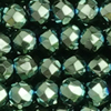 1 Strang (~184 Stk) facettierte Perlen, rund ~2mm