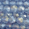 1 Strang (~124 Stk) facettierte Perlen rund ~3mm