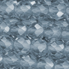 1 Strang (~124 Stk) facettierte Perlen rund ~3mm