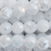 1 Strang (~124 Stk) facettierte Perlen rund ~3mm
