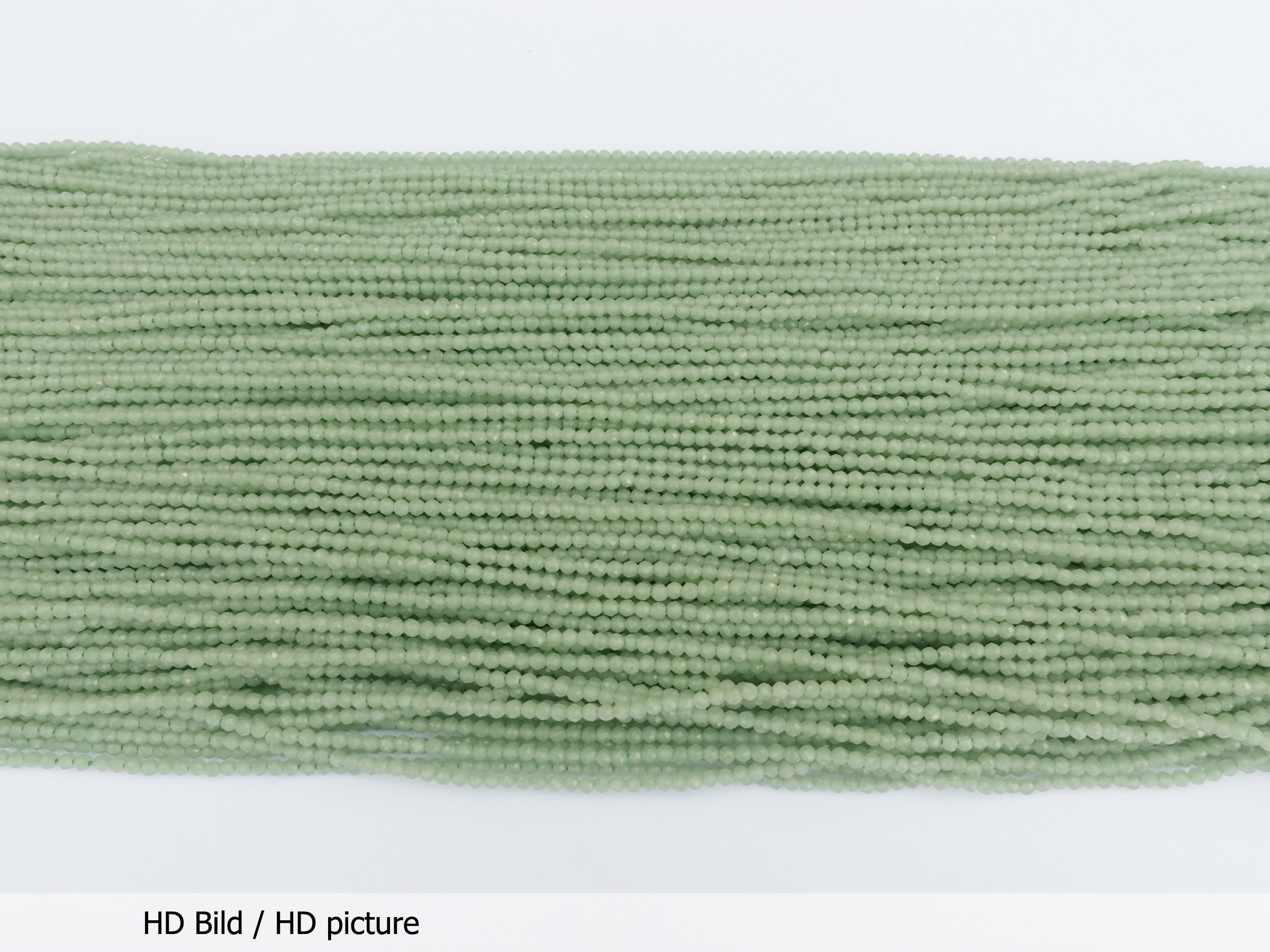 winzige, facettierte, geschlilffene runde Glasperlen Farbe p