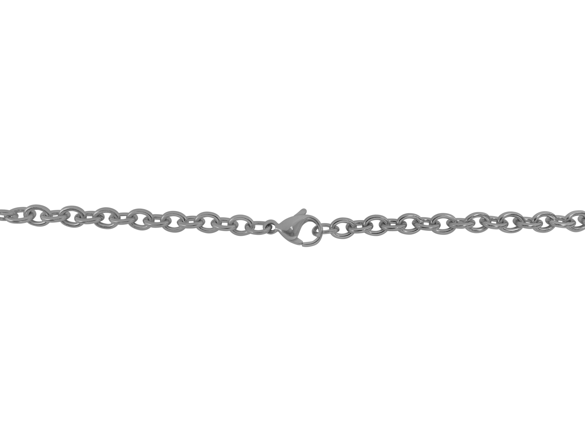 Halskettchen aus Edelstahl mit Schließe