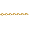1 Meter feines Kettchen ~2,1x1,4mm - Edelstahl, gold