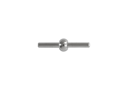 Verbindungselement für 2,5mm hohle Kautschukbänder und PVC-Bänder