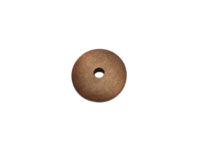 mittig gebohrte 20mm Holzscheibe zum Schmuckmachen