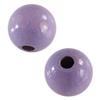 30 Stk. runde Holzperlen 10mm flieder