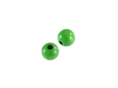 grüne runde Holzperlen 8mm