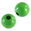 30 Stk. runde Holzperlen 10mm grün