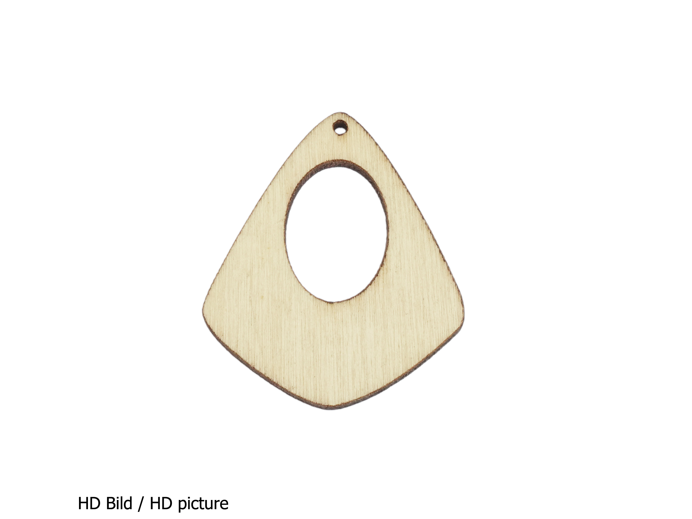 Schneemann in einem Stern, Holzanhänger zum Basteln von Weih