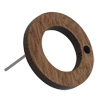 Holzohrstecker Donut ~18mm