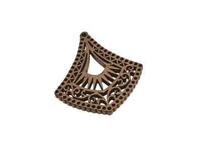 hochwertige Ornament aus Holz zum Ohrringe machen und Holzsc