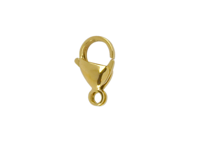 goldene polierte Karabinerschließen aus Edelstahl 15mm