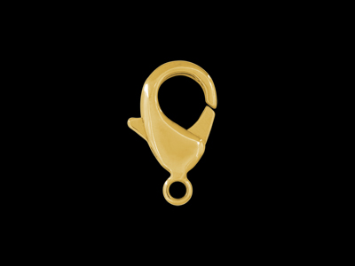 großer goldener Kettenkarabiner Bild 1