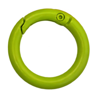 Karabiner für Schlüssel-, Taschen oder Smartphoneanhänger Ring 25mm, diverse Farben