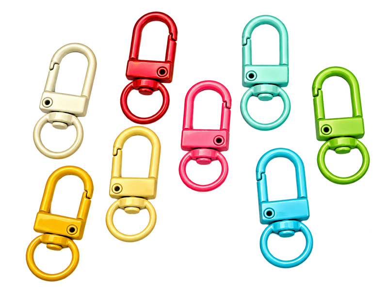große bunte Karabiner für Taschen- Handy- oder Schlüsselanhä