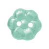 1 Dose (12 Stk.) Knöpfe, Blume 10mm, pastellgrün