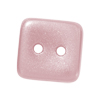 1 Dose (12 Stk.) Knöpfe, Quadrat 10mm, zartrosa