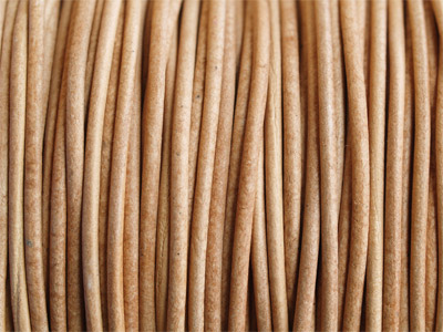 dünnes Lederband naturbelassen (nicht gefärbt) 1,5mm