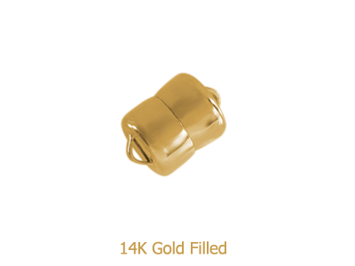kleine, sehr starke, Magnetschließe 14 Karat Gold Filled, Bild 1