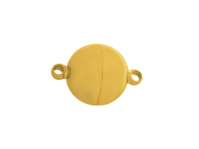 runde goldene Magnetschließe aus Edelstahl 16mm