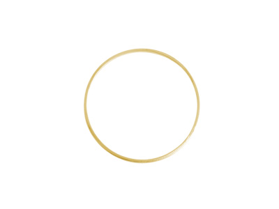 goldene 32mm Trägerringe für Miguel Ases Ohrringe