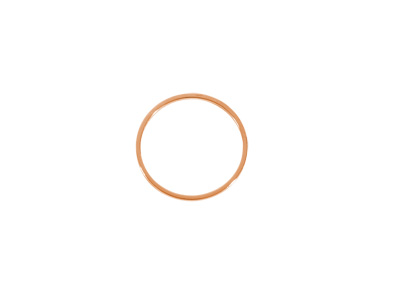 rosegold 20mm Trägerringe für Miguel Ases Ohrringe