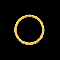 20 Stk. Metallringe ~10mm/0,9mm Messing, gold