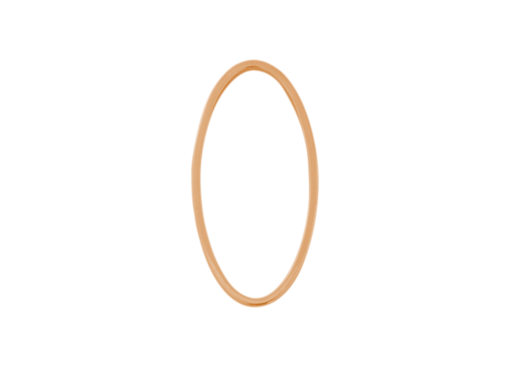 rosegold oval metal frames for DIY Brickstitch Boho Earrings
