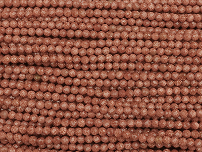 facettierte, geschliffene Goldfluß Stein Perlen 2mm kaufen