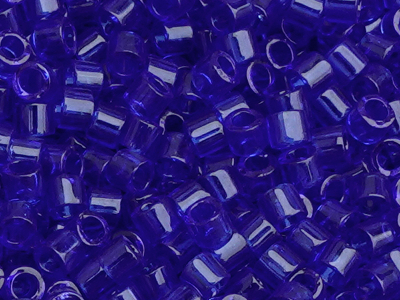 dunkelblaue Miyuki Delica Perlen Größe 10/0 Farbe DBM707 - N