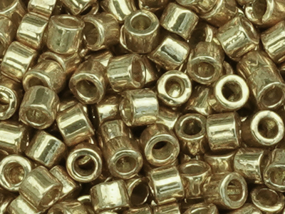 goldene Miyuki Delica Perlen Größe 10/0 Farbe DBM1834 - Naha