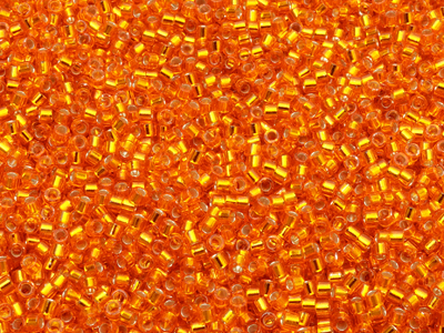 orange MIYUKI Delica Perlen 11/0 Farbe DB45