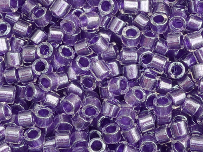 violette Miyuki Delica Perlen Größe 10/0 Farbe DBM906 - Naha